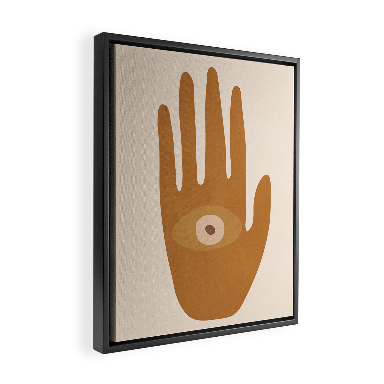 Hamsa Hand Framed Canvas Print Gallery Image 2