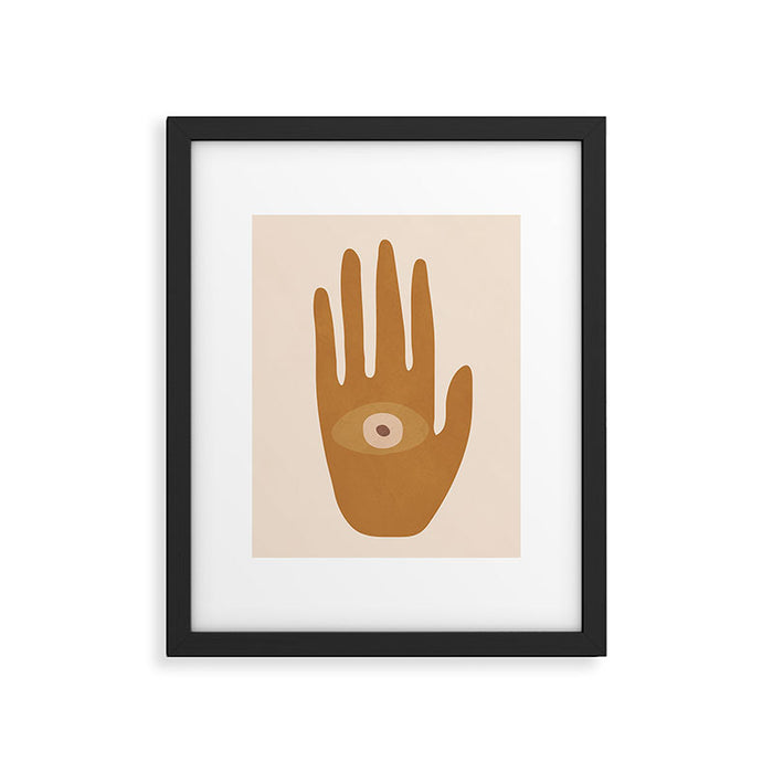 Hamsa Hand Framed Art Print Gallery Image 1