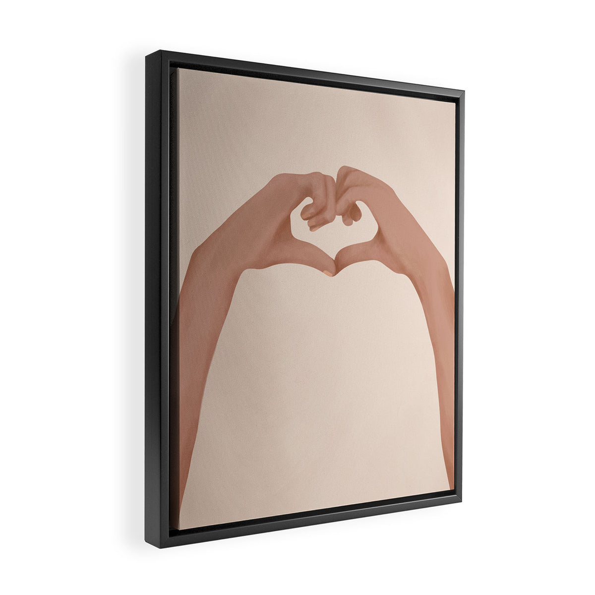 Heart Framed Canvas Print Gallery Image 2
