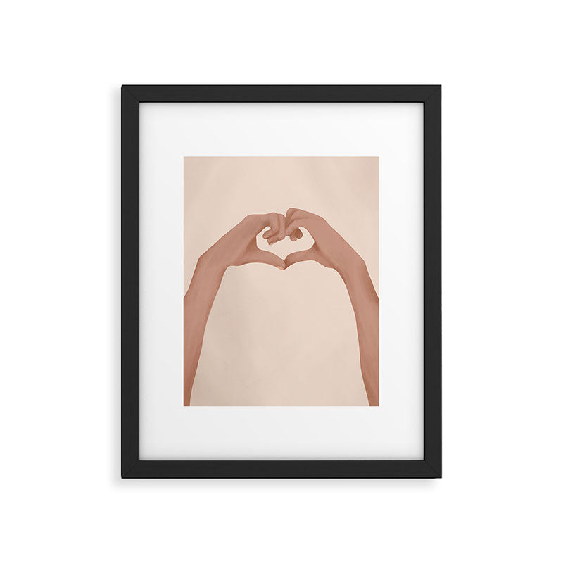 Heart Framed Art Print Gallery Image 5