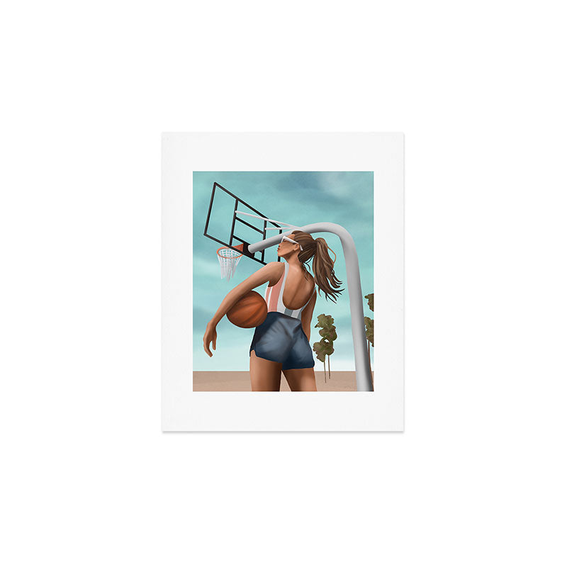 Hoops and Sunshine Art Print Gallery Image 1