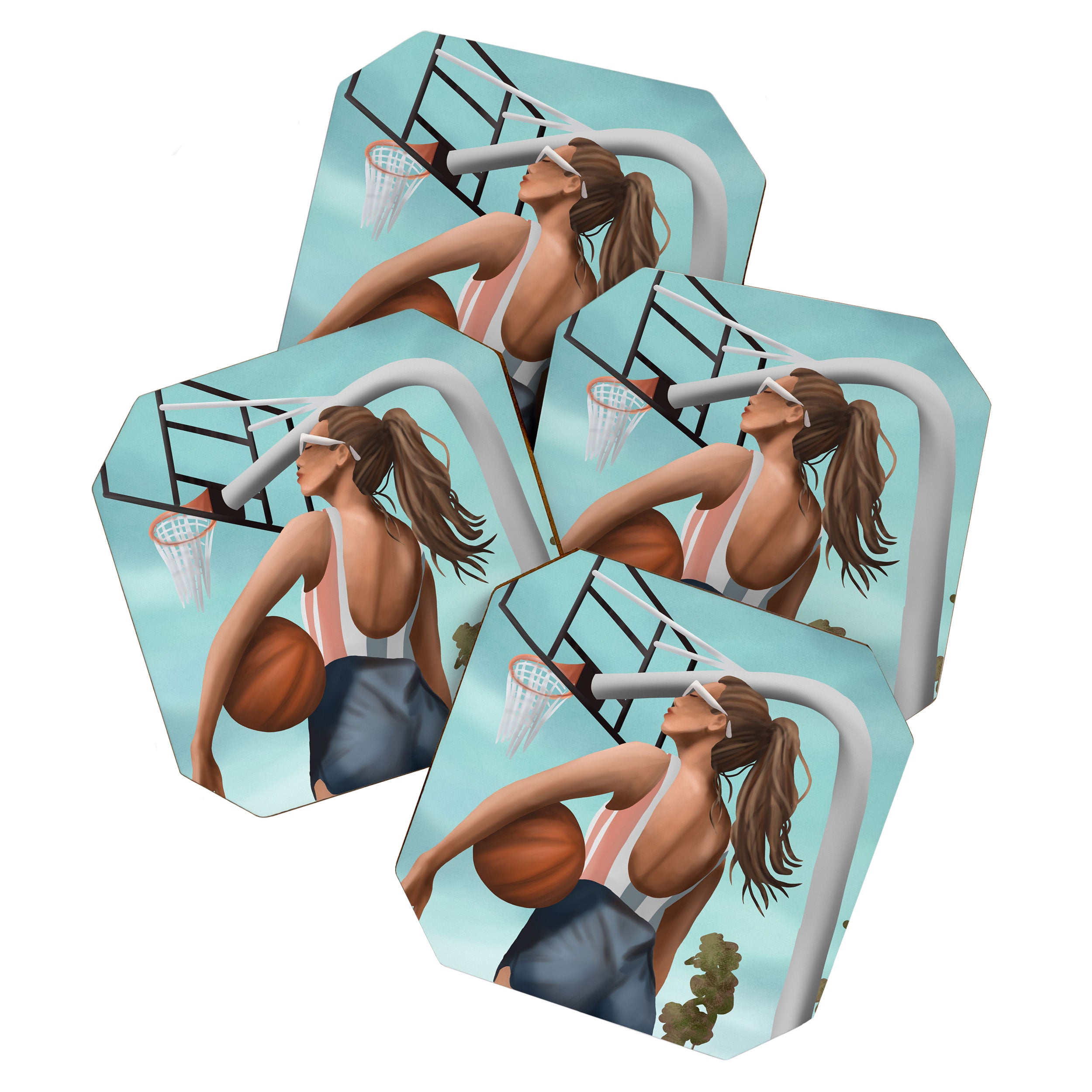 Hoops and Sunshine Coaster Gallery Image 1