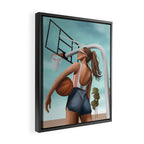 Hoops and Sunshine Framed Canvas Print Gallery Image 2