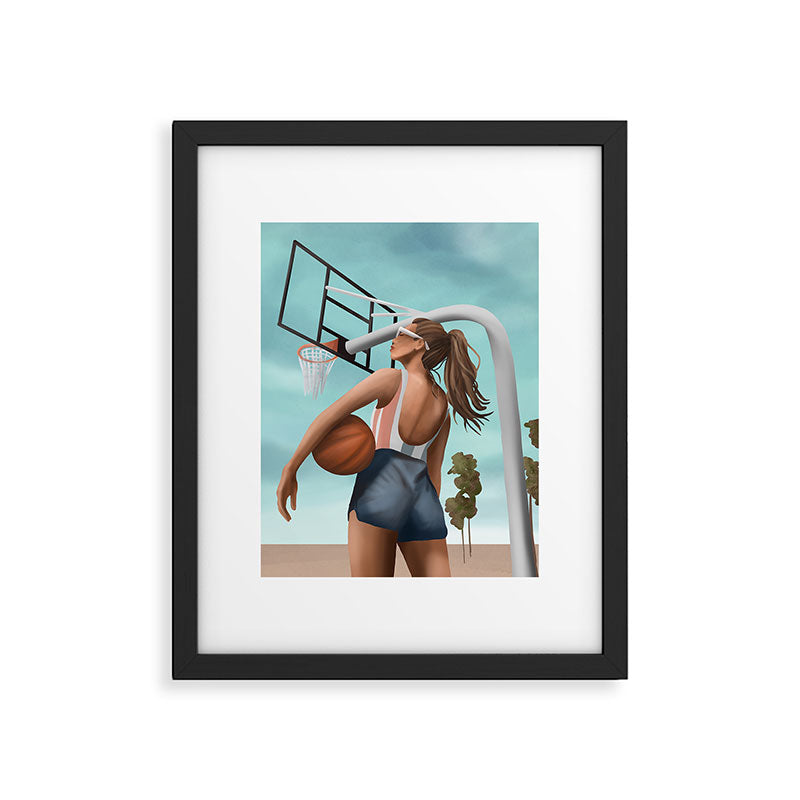 Hoops and Sunshine Framed Art Print Gallery Image 5