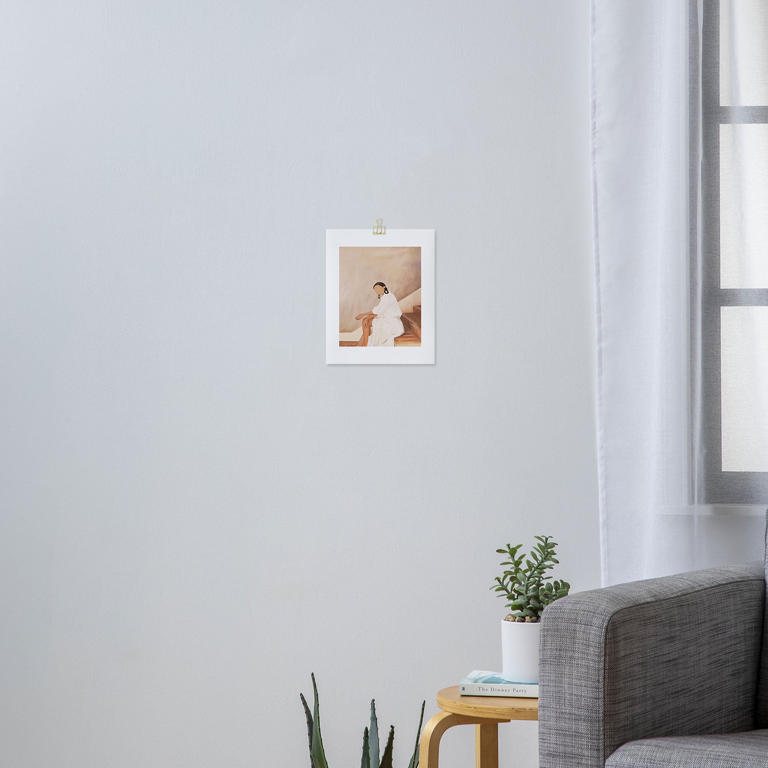 Lady in Waiting Art Print Gallery Image 3