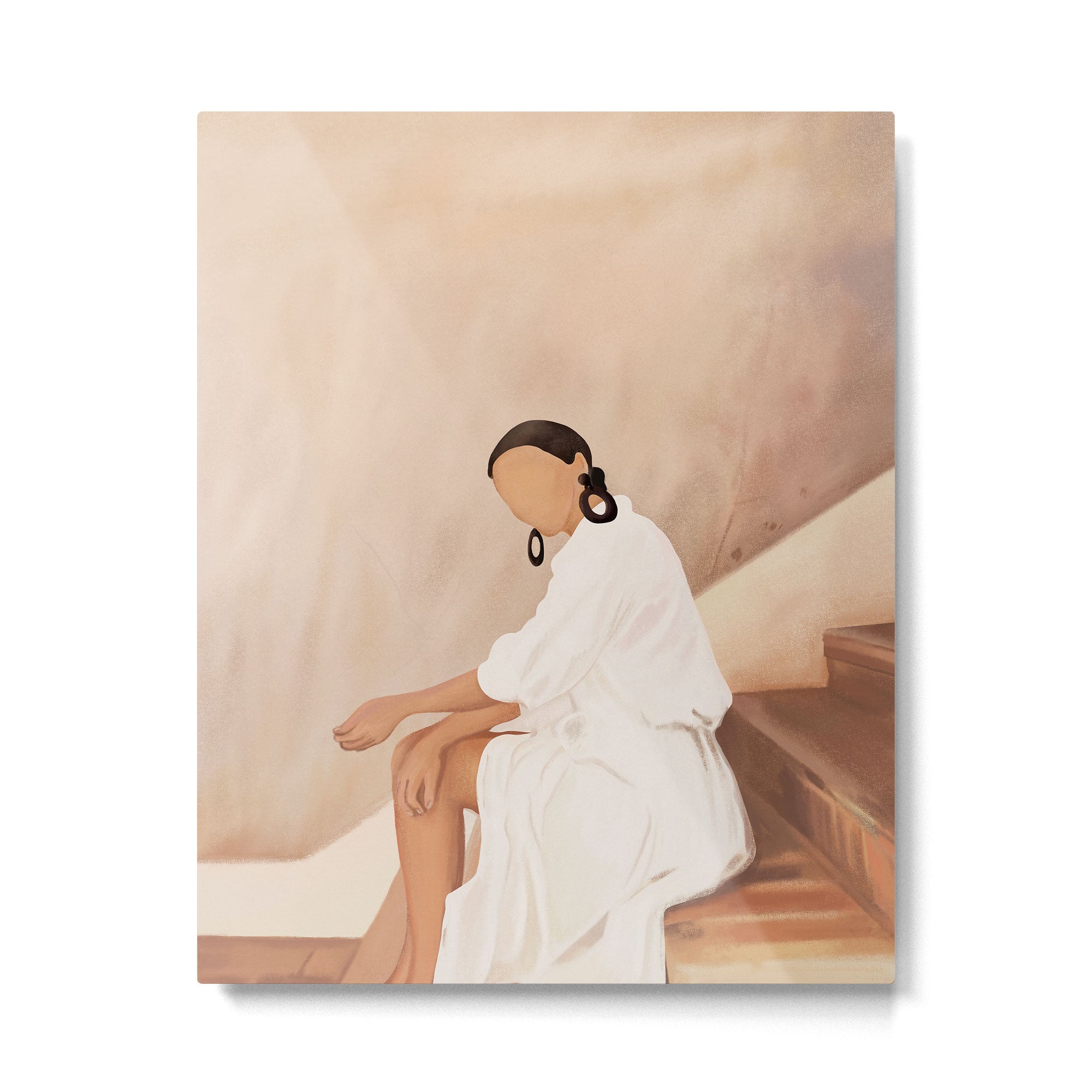 Lady in Waiting Metal Print Gallery Image 4