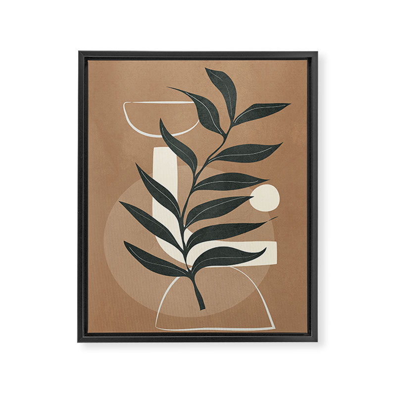 Leaf Design 1 Framed Canvas Print Gallery Image 6