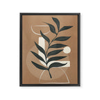 Leaf Design 1 Framed Canvas Print Gallery Image 6