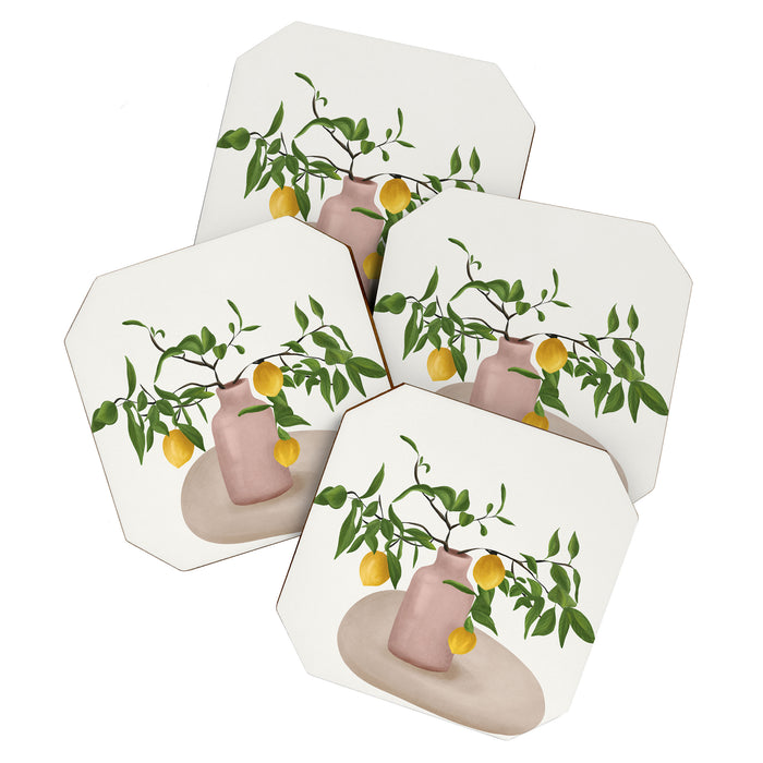 Lemon Branches Coaster Gallery Image 1
