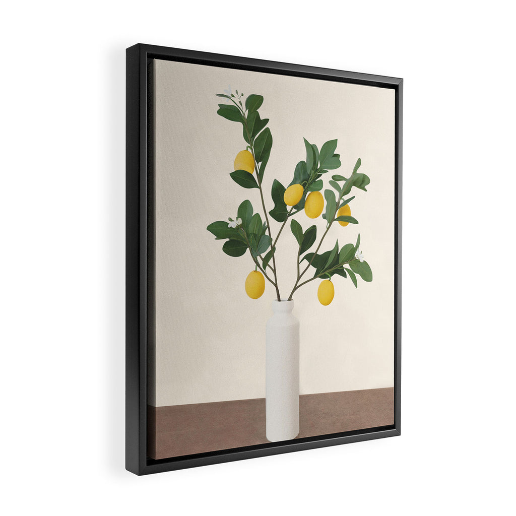 Lemon Branches II Framed Canvas Print Gallery Image 2