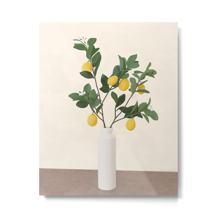 Lemon Branches II Metal Print Gallery Image 1