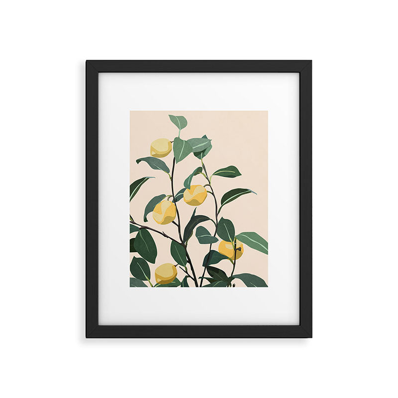 Lemon Framed Art Print Gallery Image 5
