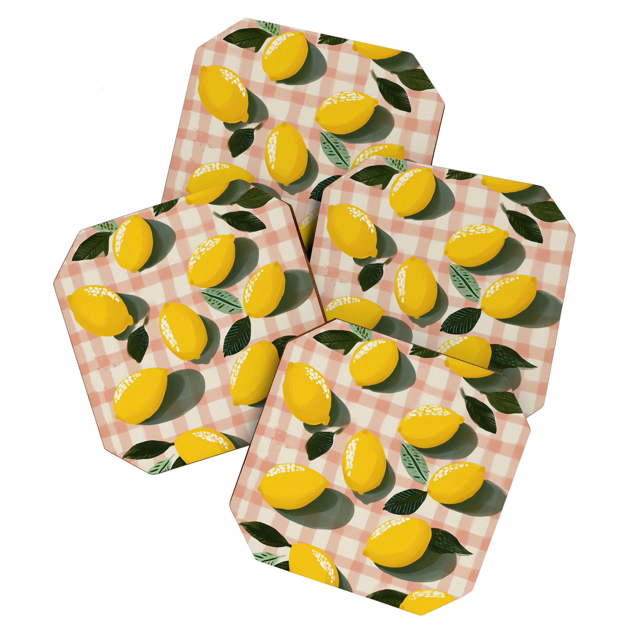 Lemon Picnic Still Life Coaster Gallery Image 1