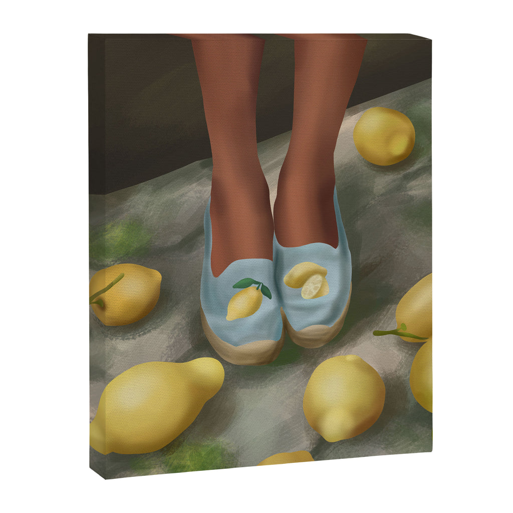 Lemon Steps Canvas Print Gallery Image 6