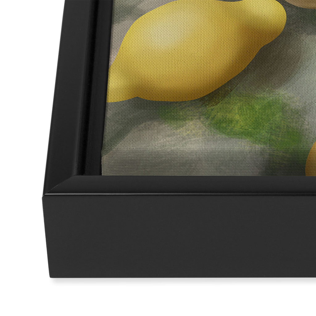 Lemon Steps Framed Canvas Print Gallery Image 3