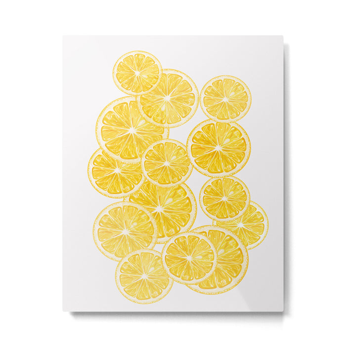 Lemons Metal Print Gallery Image 1