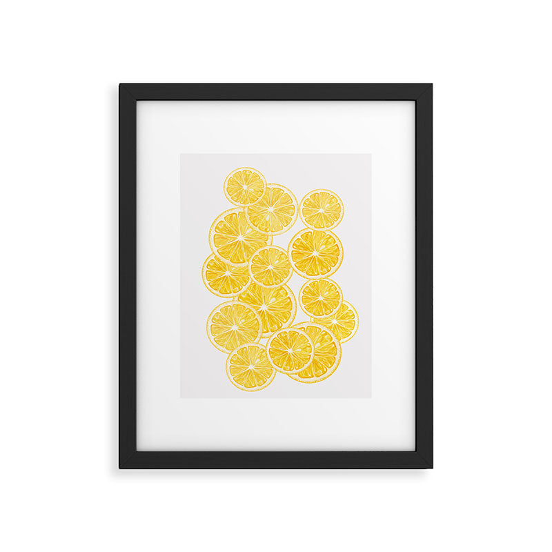 Lemons Framed Art Print Gallery Image 5