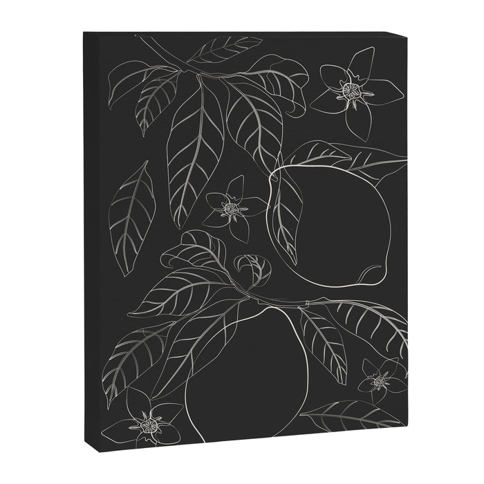 Lemons - Line Art 1 Canvas Print Gallery Image 1