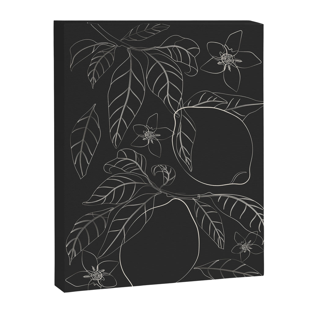 Lemons - Line Art 1 Canvas Print Gallery Image 6