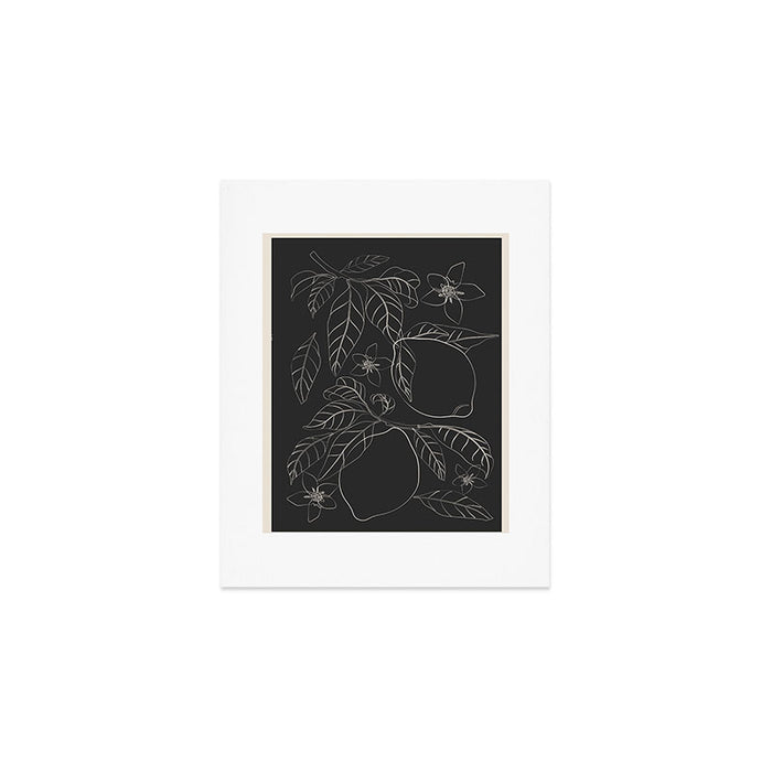 Lemons - Line Art 1 Art Print Gallery Image 1
