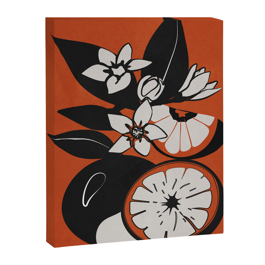 Line Art Oranges 2 Canvas Print Gallery Image 6