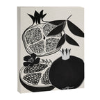 Line Art Pomegranates 1 Canvas Print Gallery Image 6