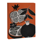 Line Art Pomegranates 2 Canvas Print Gallery Image 6