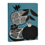 Line Art Pomegranates 4 Canvas Print Gallery Image 6