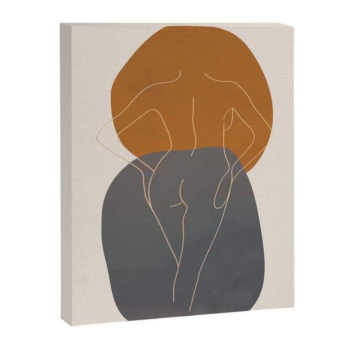 Line Female Figure 82 Canvas Print Gallery Image 1