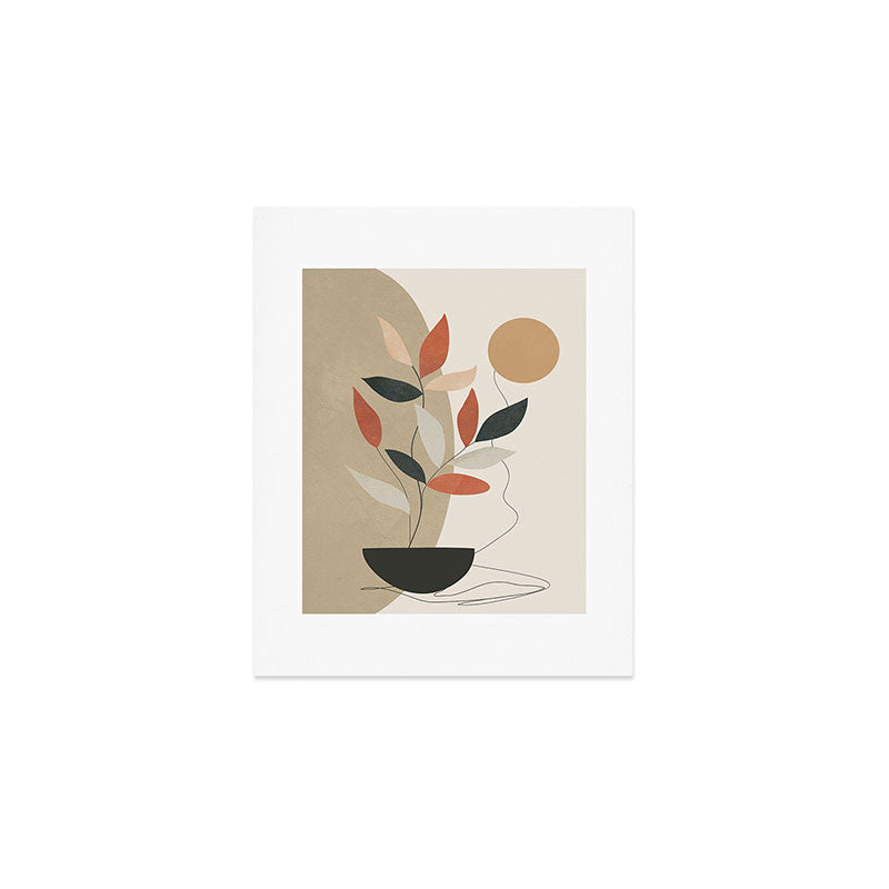 Line Through Abstractions 01 Art Print Gallery Image 1