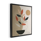 Line Through Abstractions 01 Framed Canvas Print Gallery Image 2