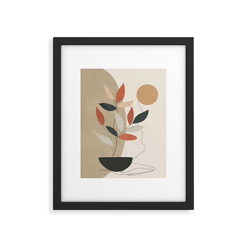 Line Through Abstractions 01 Framed Art Print Gallery Image 5