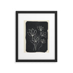 Line Wildflowers 1 Framed Art Print Gallery Image 6