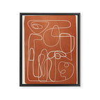 Lines in Space 2 Framed Canvas Print Gallery Image 8