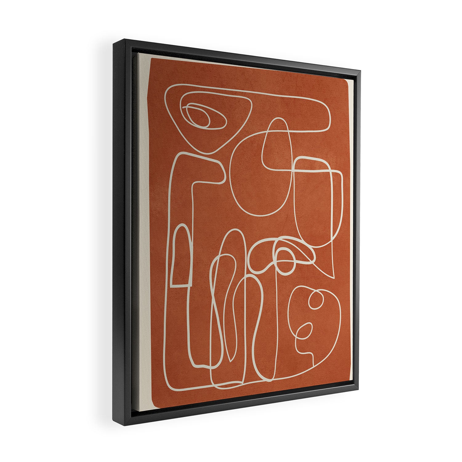 Lines in Space 2 Framed Canvas Print Gallery Image 2