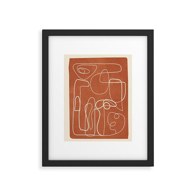 Lines in Space 2 Framed Art Print Gallery Image 6
