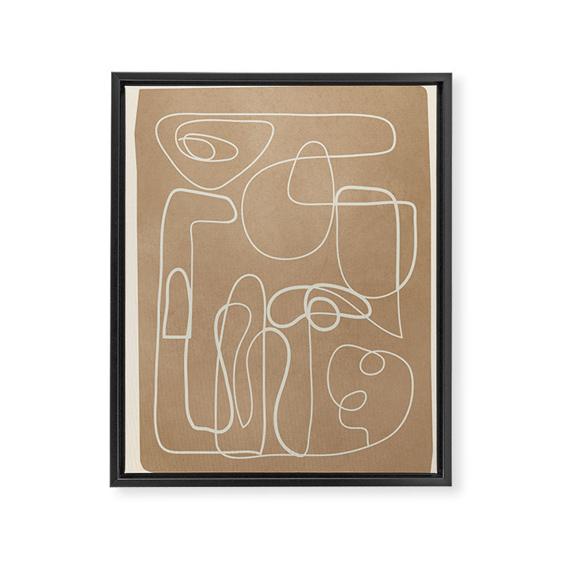 Lines in Space 3 Framed Canvas Print Gallery Image 6
