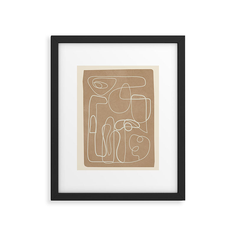 Lines in Space 3 Framed Art Print Gallery Image 5