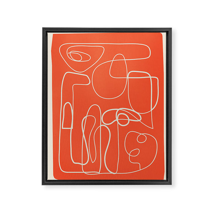 Lines in Space 4 Framed Canvas Print Gallery Image 1