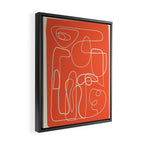 Lines in Space 4 Framed Canvas Print Gallery Image 2