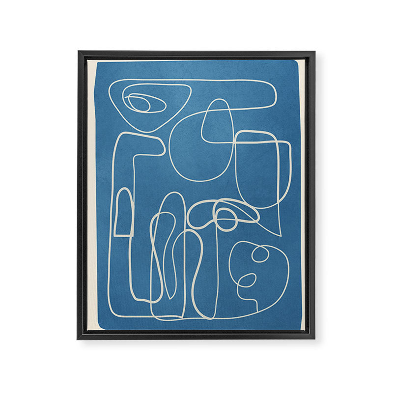 Lines in Space 5 Framed Canvas Print Gallery Image 6