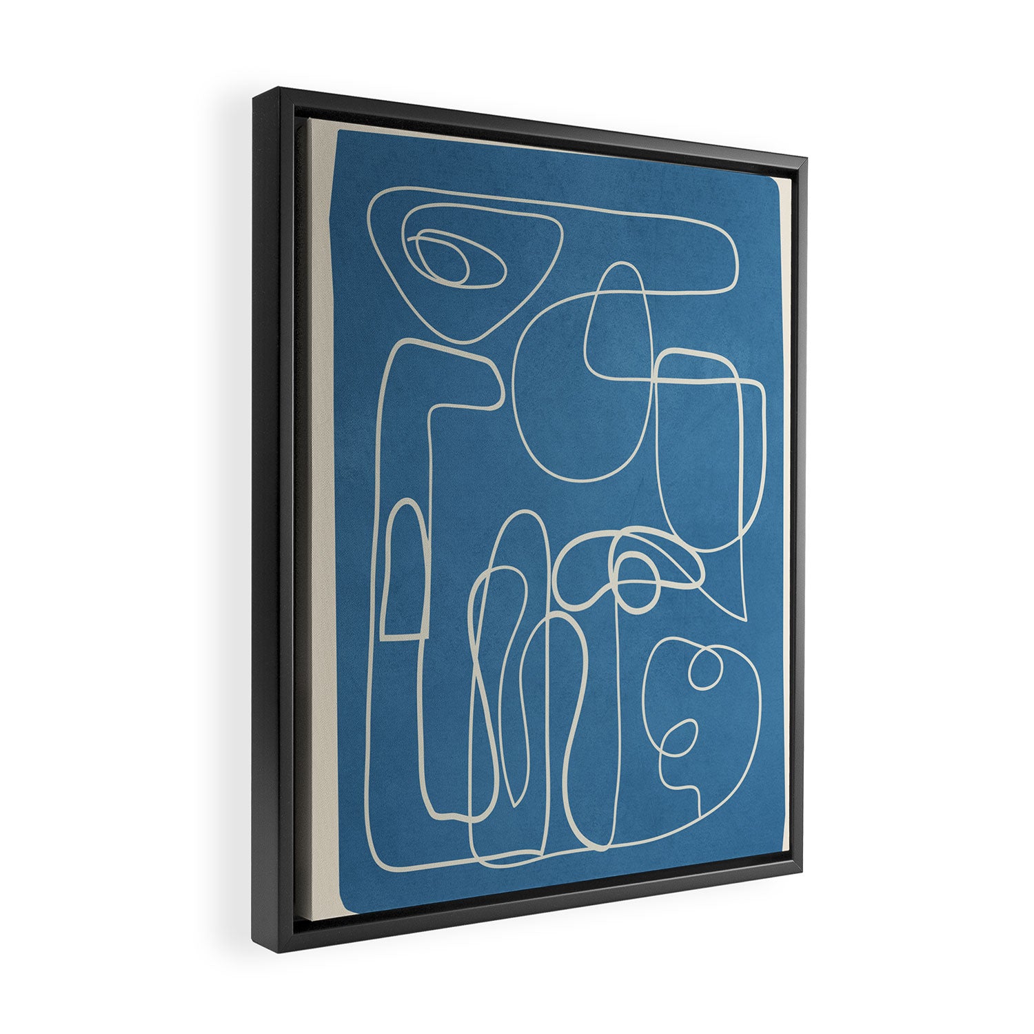 Lines in Space 5 Framed Canvas Print Gallery Image 2