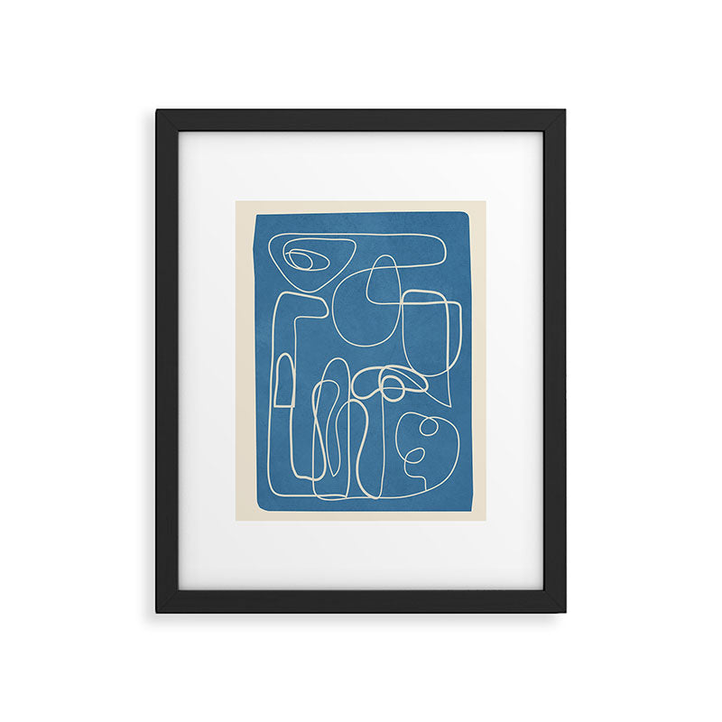 Lines in Space 5 Framed Art Print Gallery Image 5