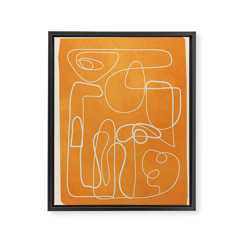 Lines in Space 6 Framed Canvas Print Gallery Image 6