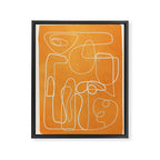 Lines in Space 6 Framed Canvas Print Gallery Image 6