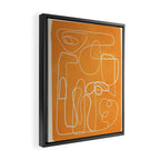 Lines in Space 6 Framed Canvas Print Gallery Image 2