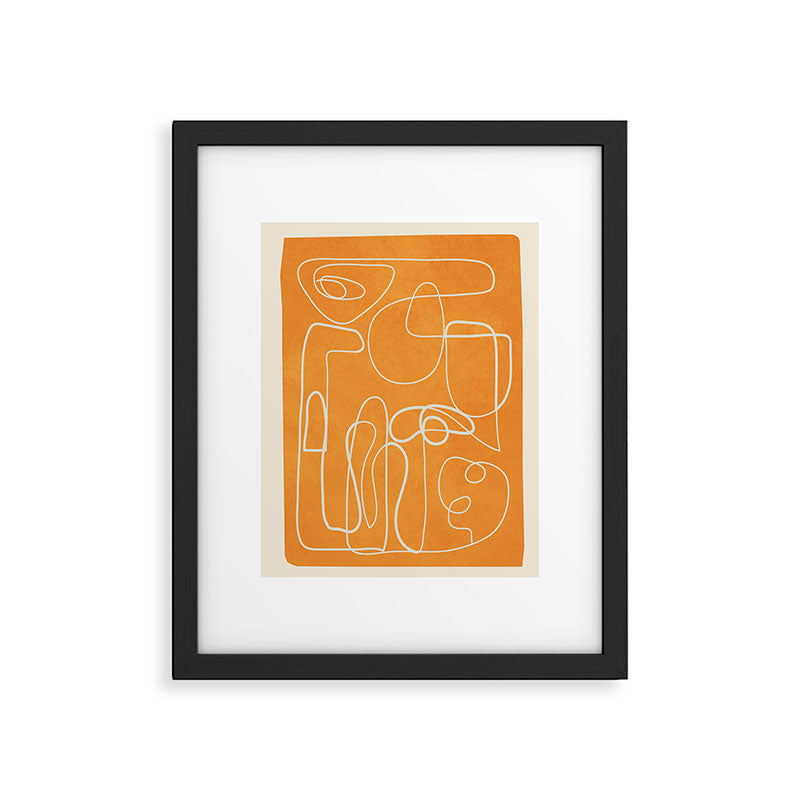 Lines in Space 6 Framed Art Print Gallery Image 5