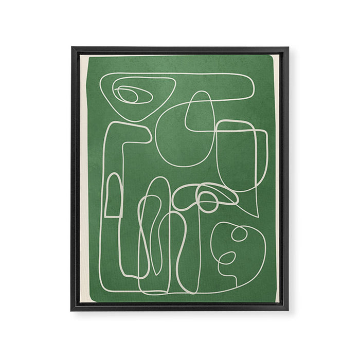 Lines in Space 7 Framed Canvas Print Gallery Image 1
