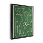 Lines in Space 7 Framed Canvas Print Gallery Image 2