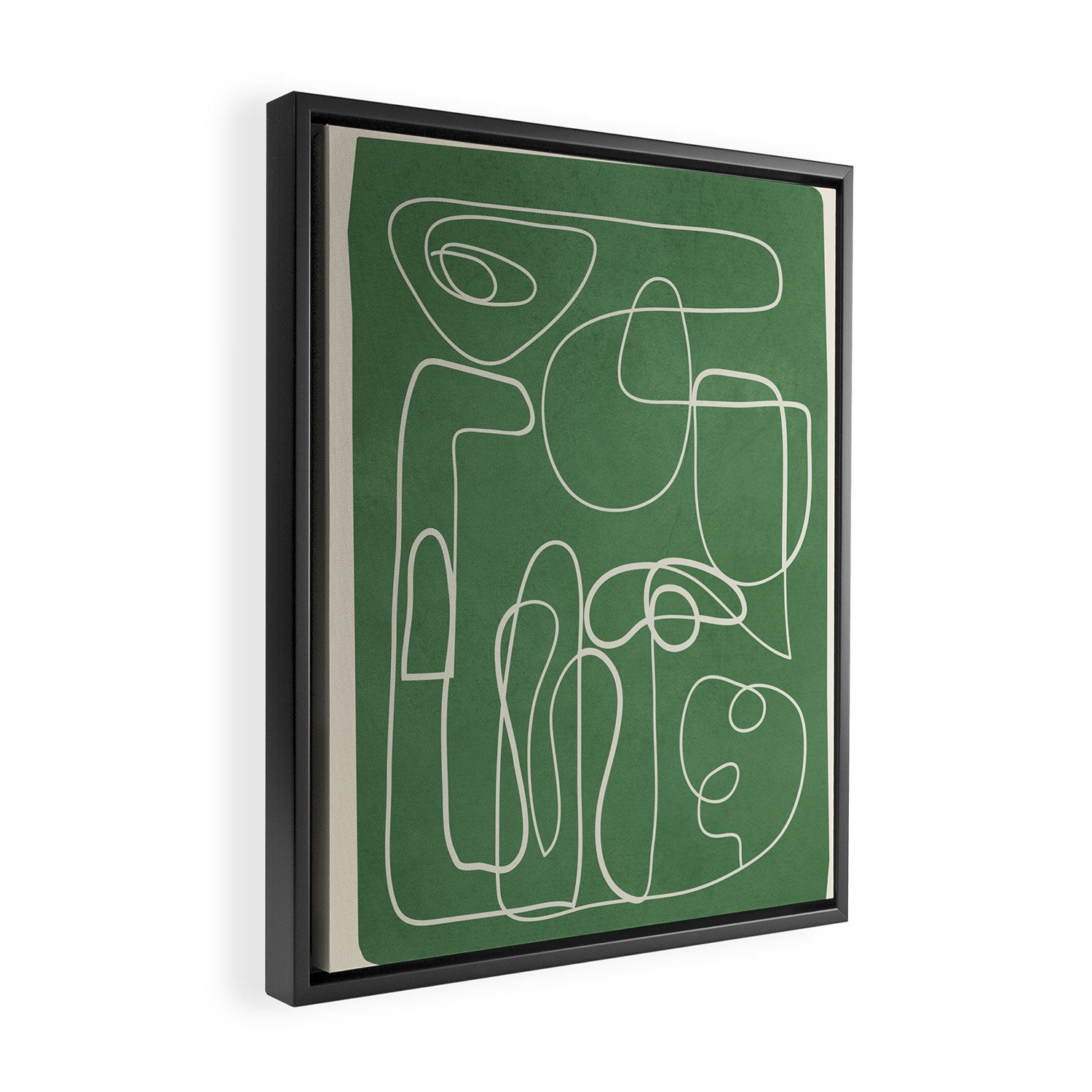 Lines in Space 7 Framed Canvas Print Gallery Image 2